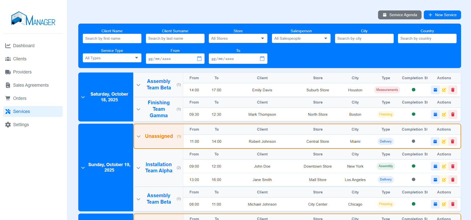 Furniture Business CRM